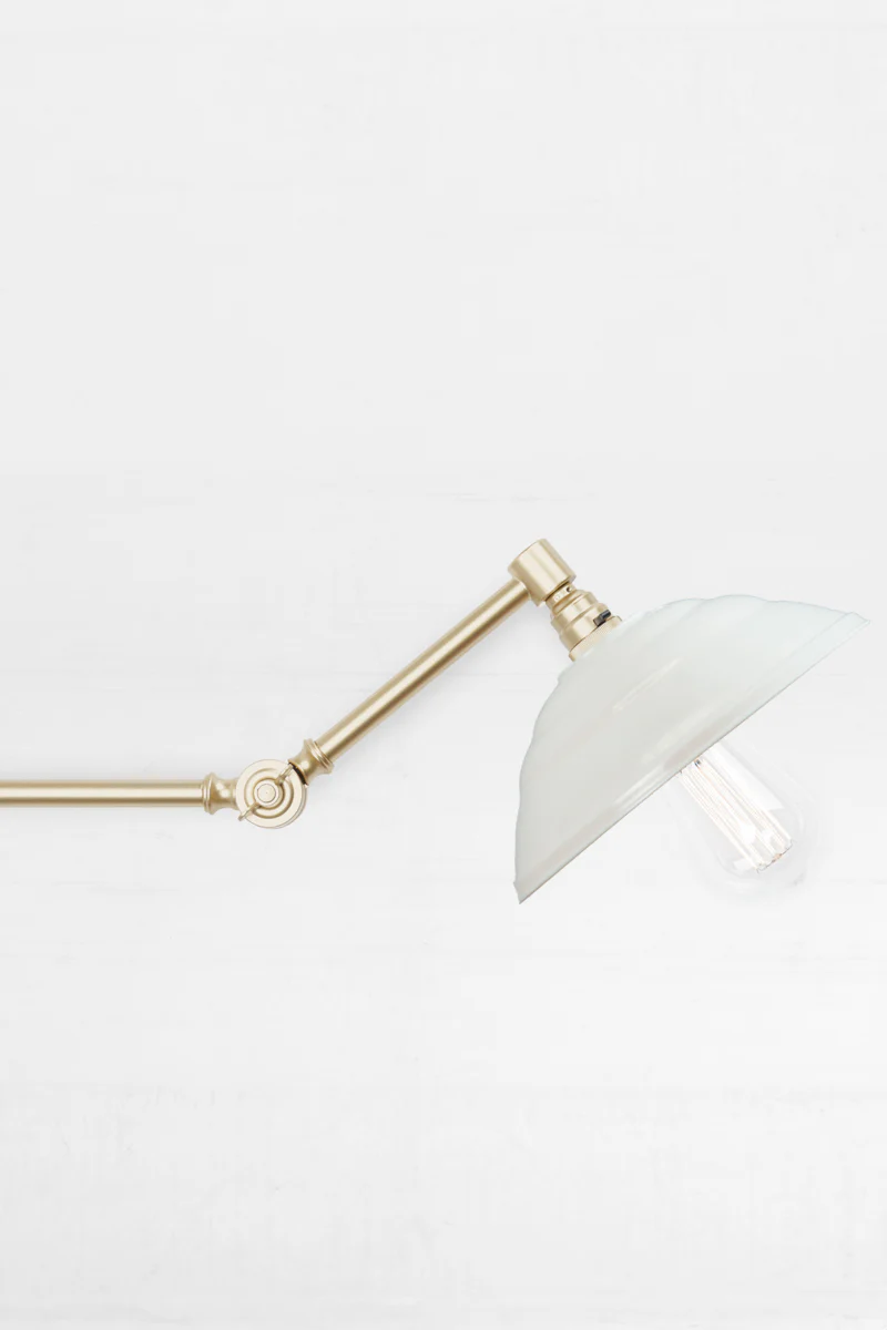 Bakelite Swing Arm DIY Wall Lamp with Wall Plug - Image 16