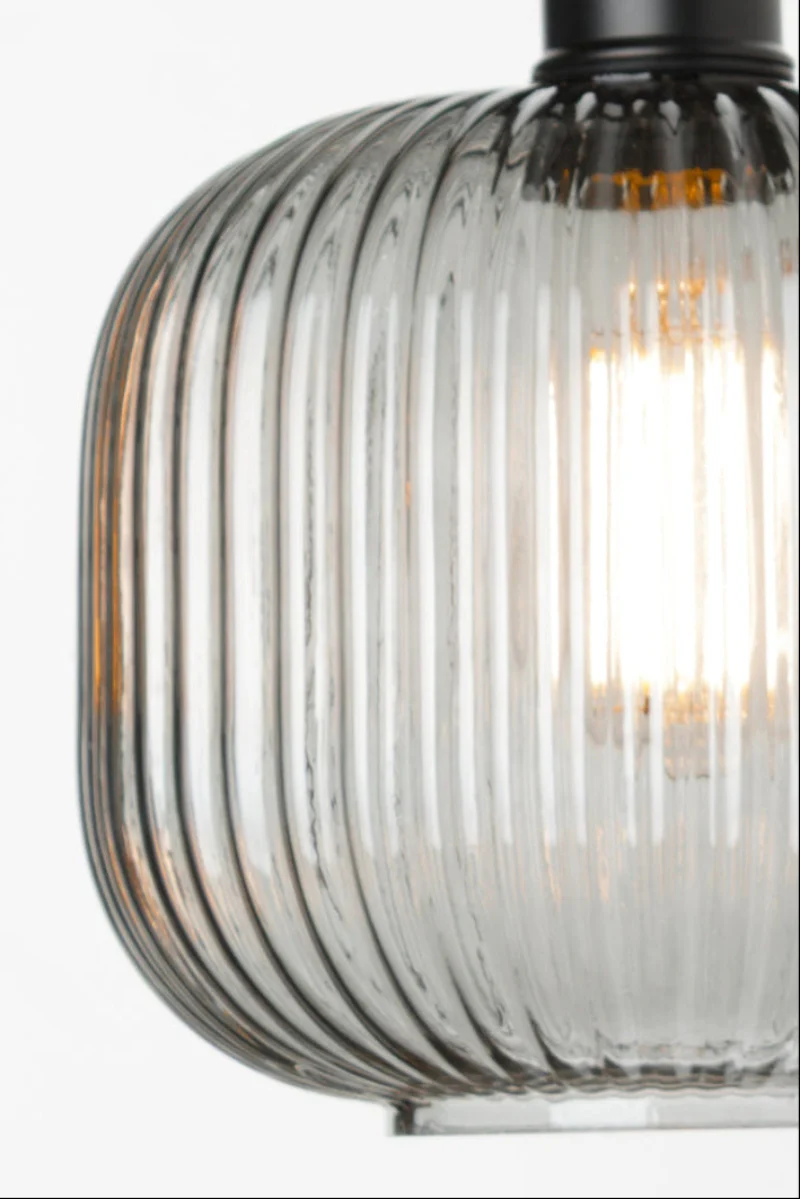 Balmain Reeded Glass Swivel Arm Wall Light - Image 4
