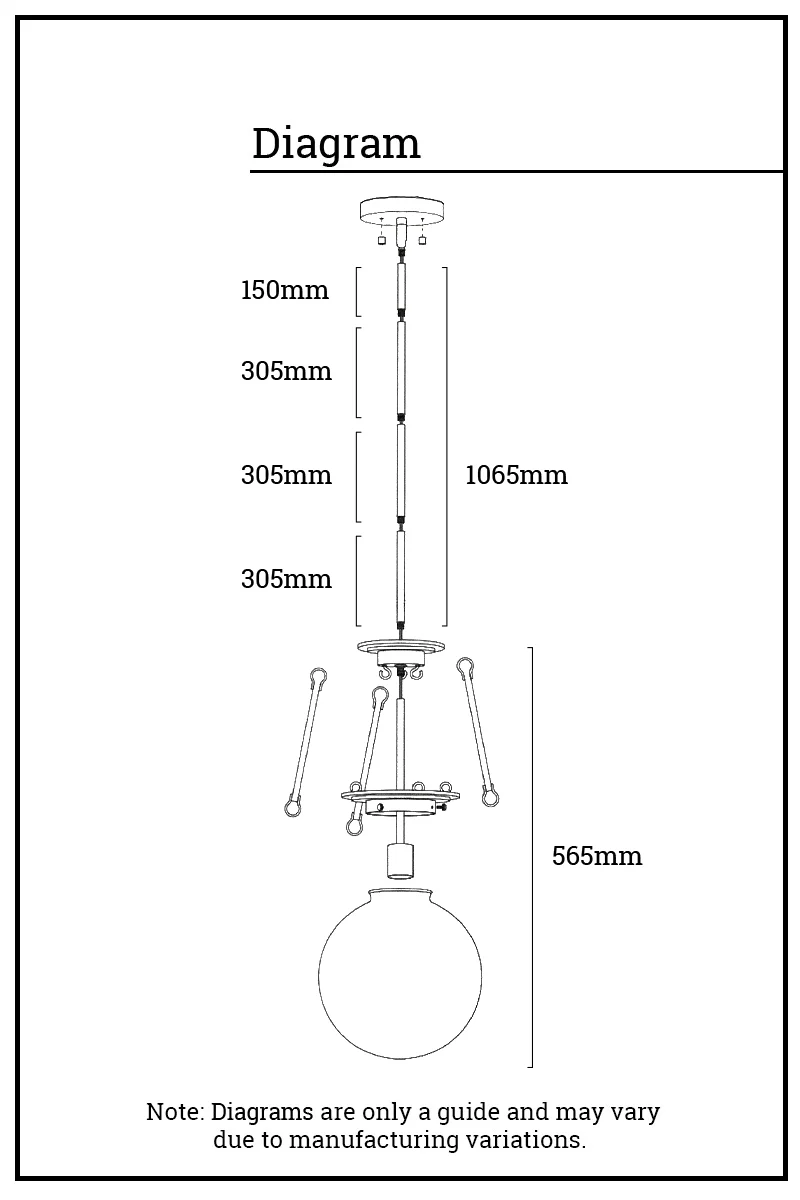 Balmoral Glass Ball Pendant - Image 7