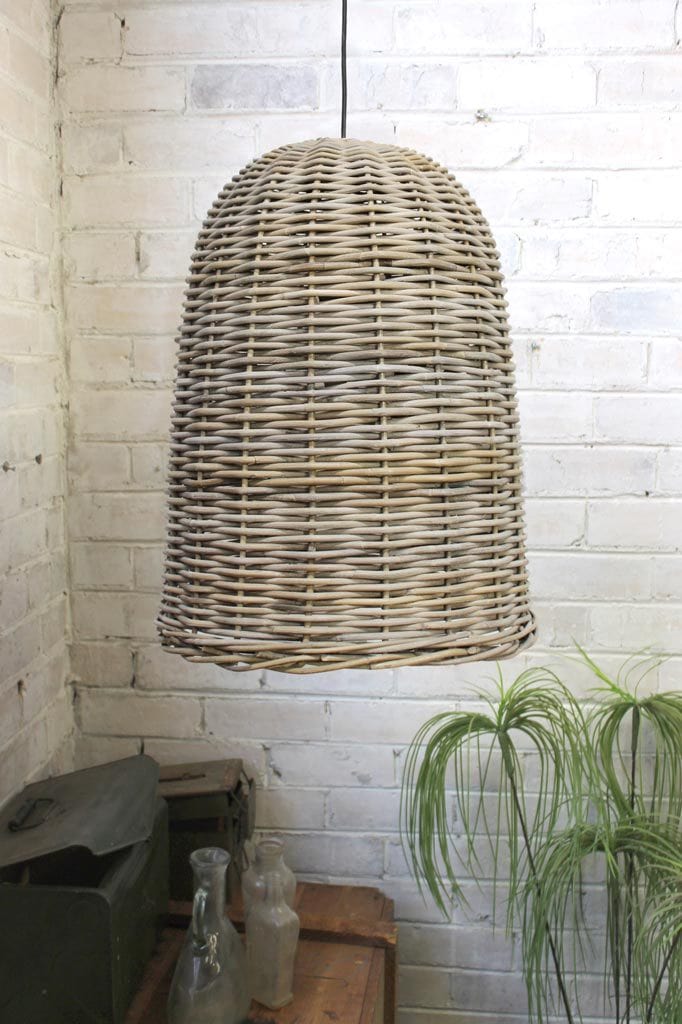 Bell Rattan Pendant Light - Image 5