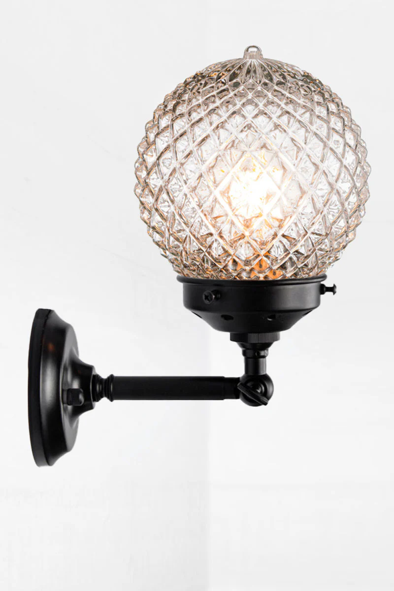 Belvoir Glass Swivel Arm Wall Light - Image 2