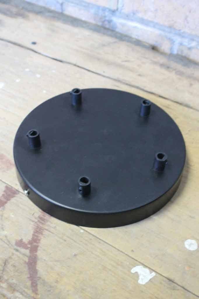 Black Ceiling Rose - 3, 5, 9 Light Fixture - Image 3