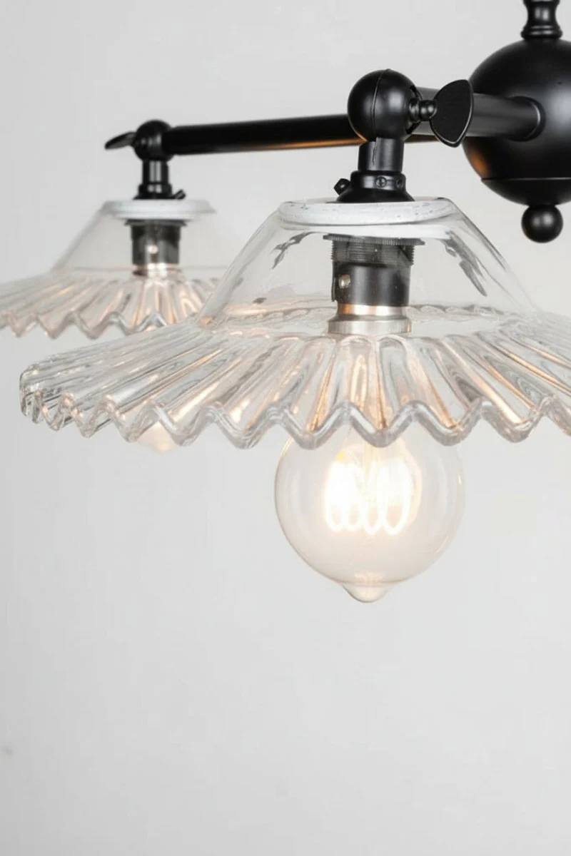 Charmont Glass 3 Light Flush Mount - Image 5