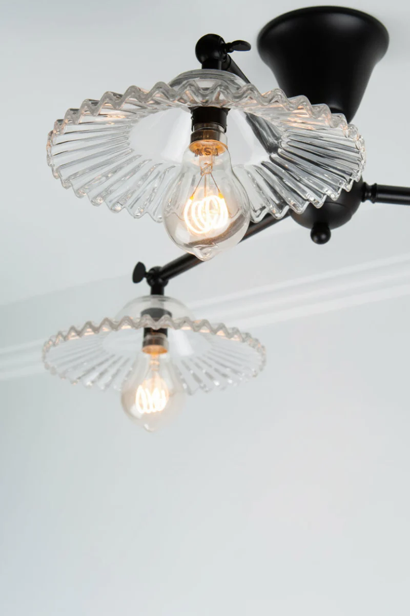 Charmont Glass 3 Light Flush Mount - Image 6