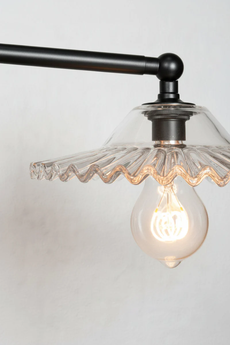 Charmont Glass 3 Light Flush Mount - Image 8