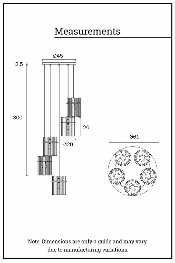 Chrysler Glass Chandelier - Image 4