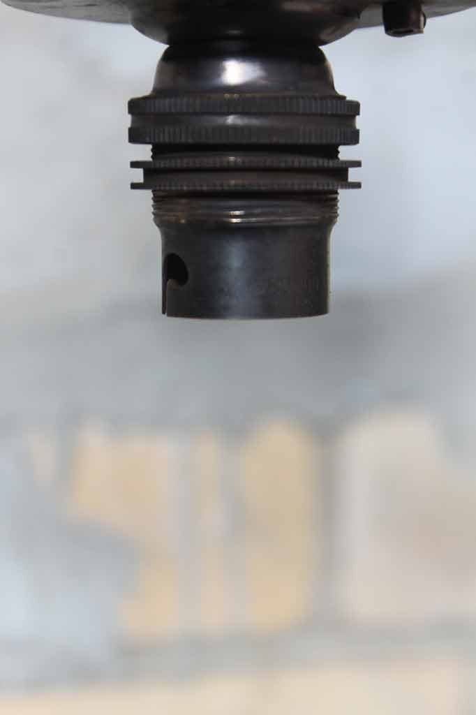 Close To Ceiling B22 Brass Batten Holder - Image 3
