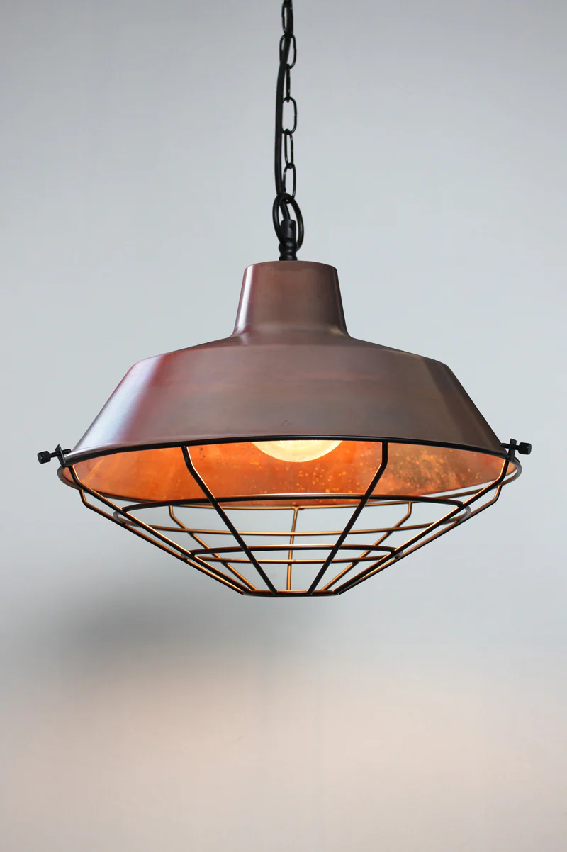 Copper Factory Pendant Light - Image 9
