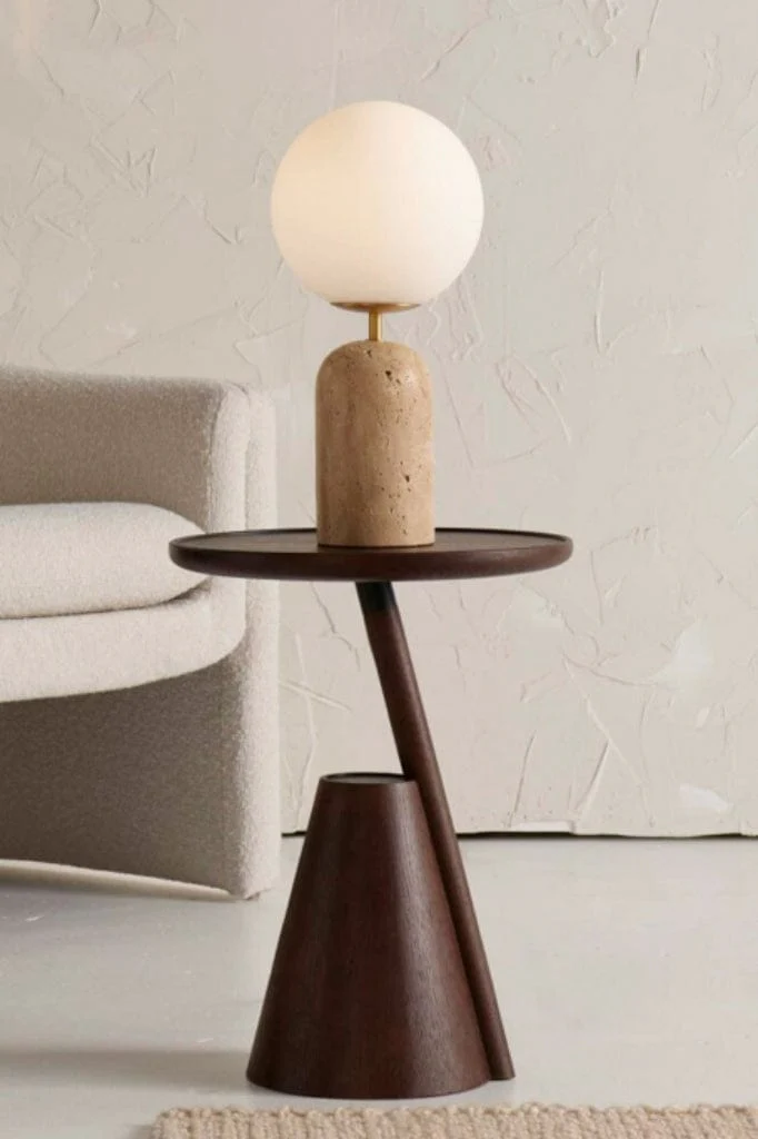 Cusco Travertine Table Lamp - Image 2