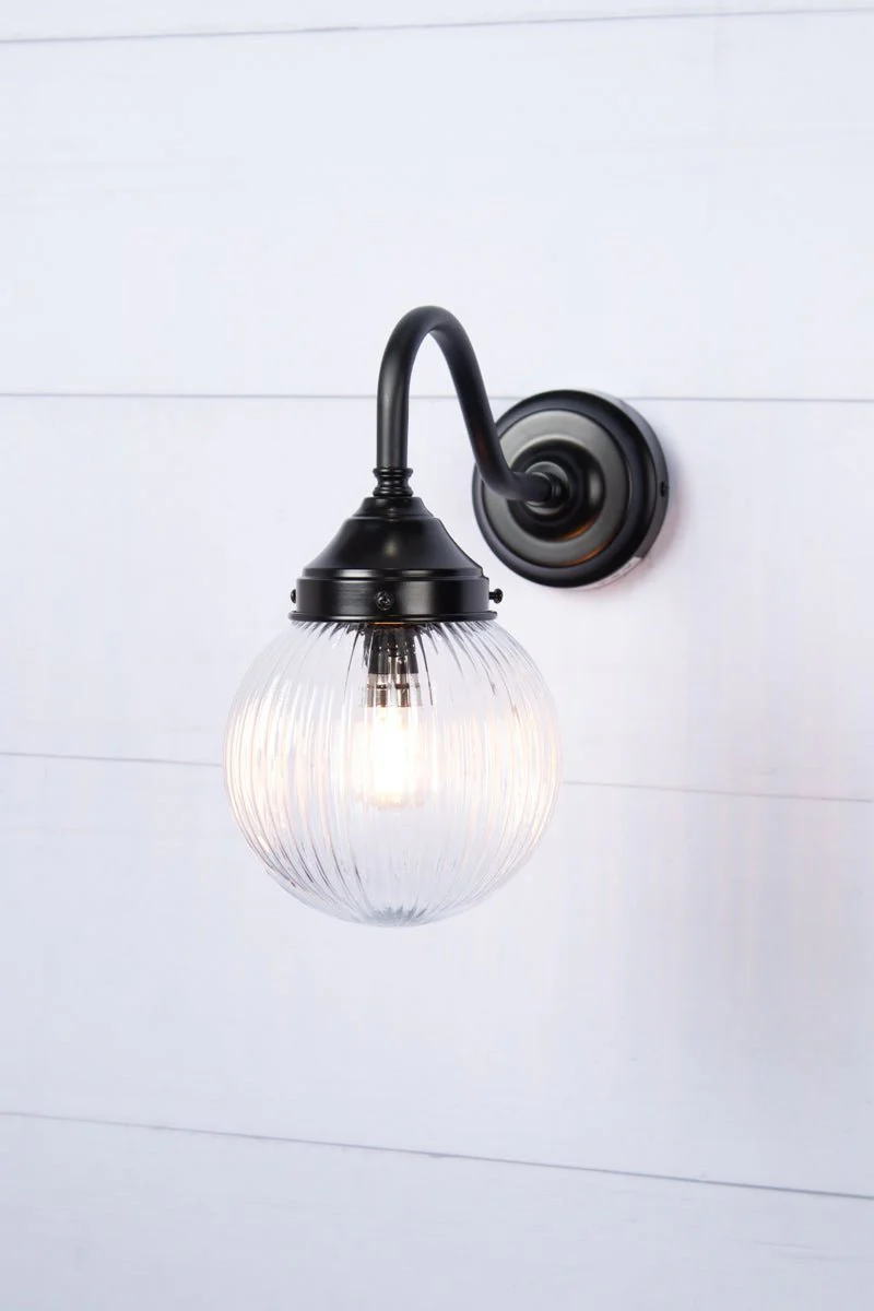 Dakota Reeded Glass Exterior Light - Image 12