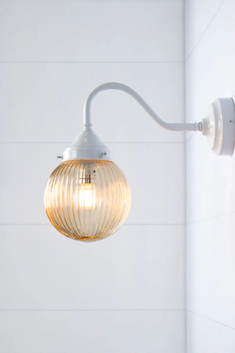 Dakota Reeded Glass Exterior Light - Image 16