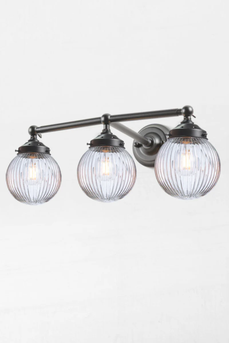 Dakota Reeded Triple Swivel Arm Wall Light - Image 11