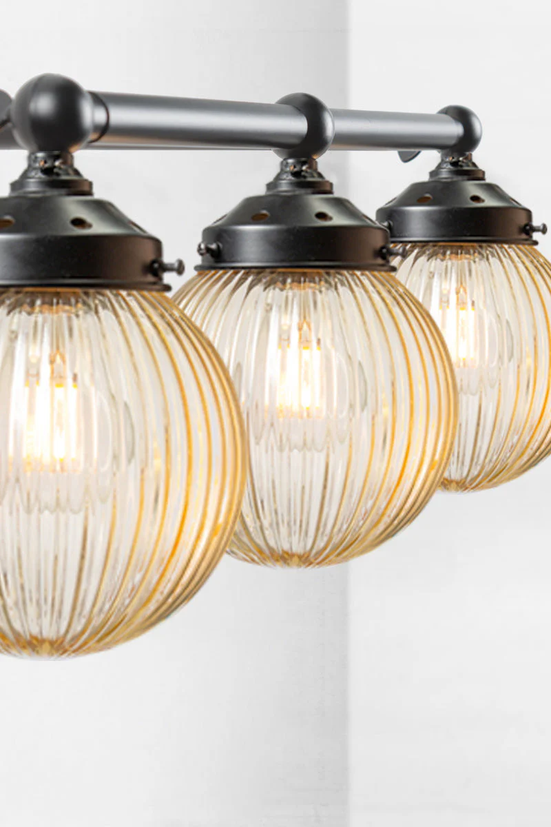 Dakota Reeded Triple Swivel Arm Wall Light - Image 7