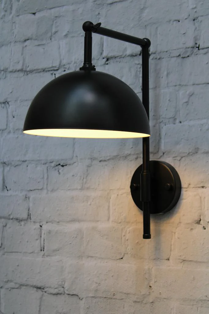Dome Adjustable Swivel Arm Wall Light - Image 3