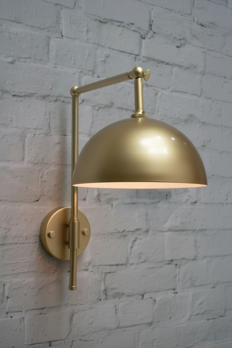 Dome Adjustable Swivel Arm Wall Light - Image 7