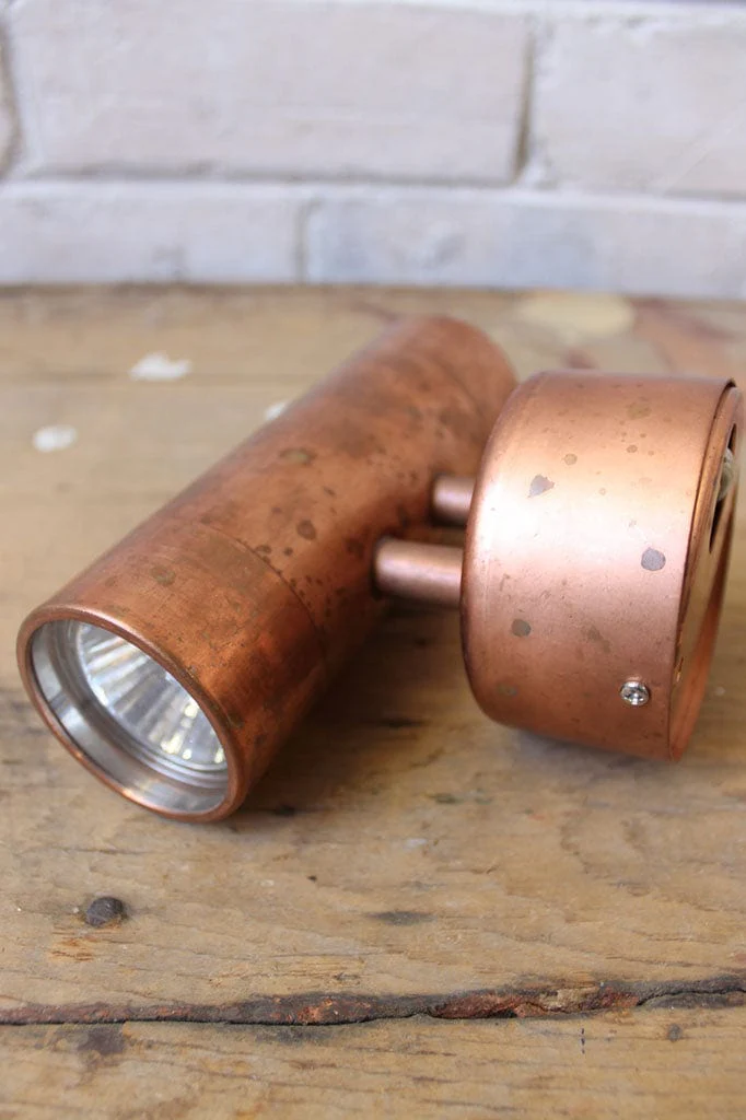 Double Copper Pipe Wall Light - Image 4