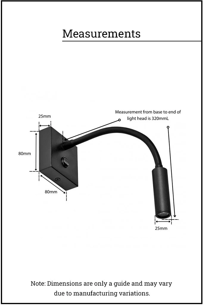 Esk Bedside Flexi Spotlight - Image 4