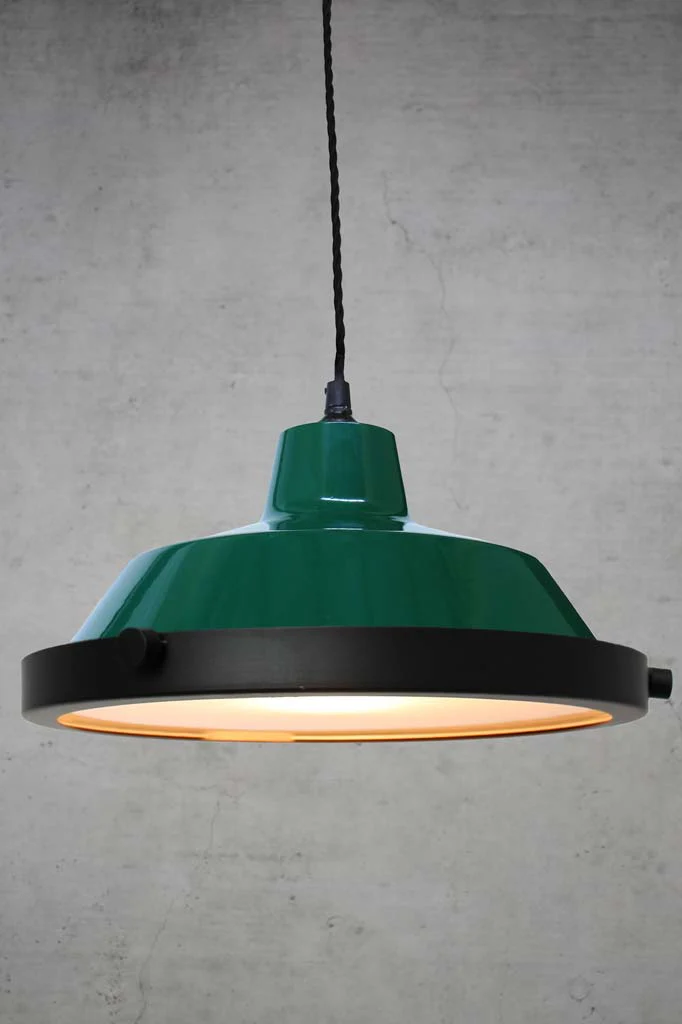 Federation Green Factory Pendant Light - Image 12