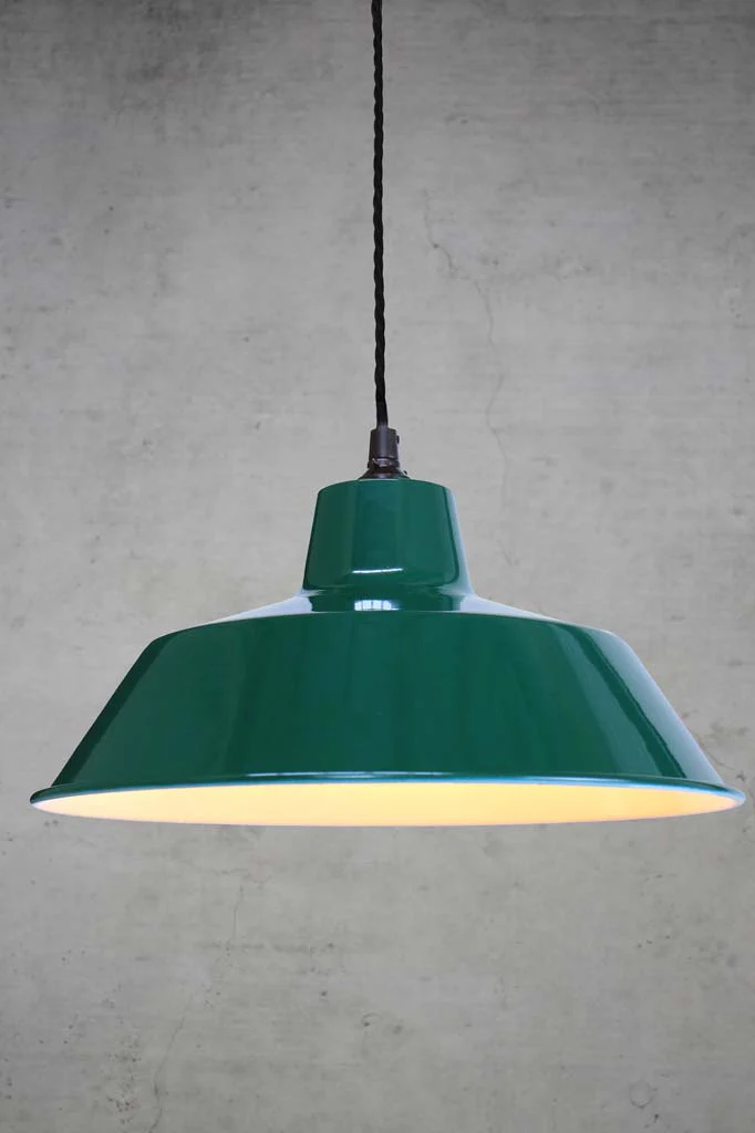 Federation Green Factory Pendant Light - Image 3