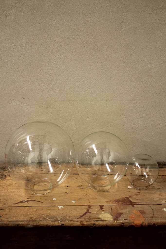 Glass Ball Gooseneck Glass Chandelier - Image 14