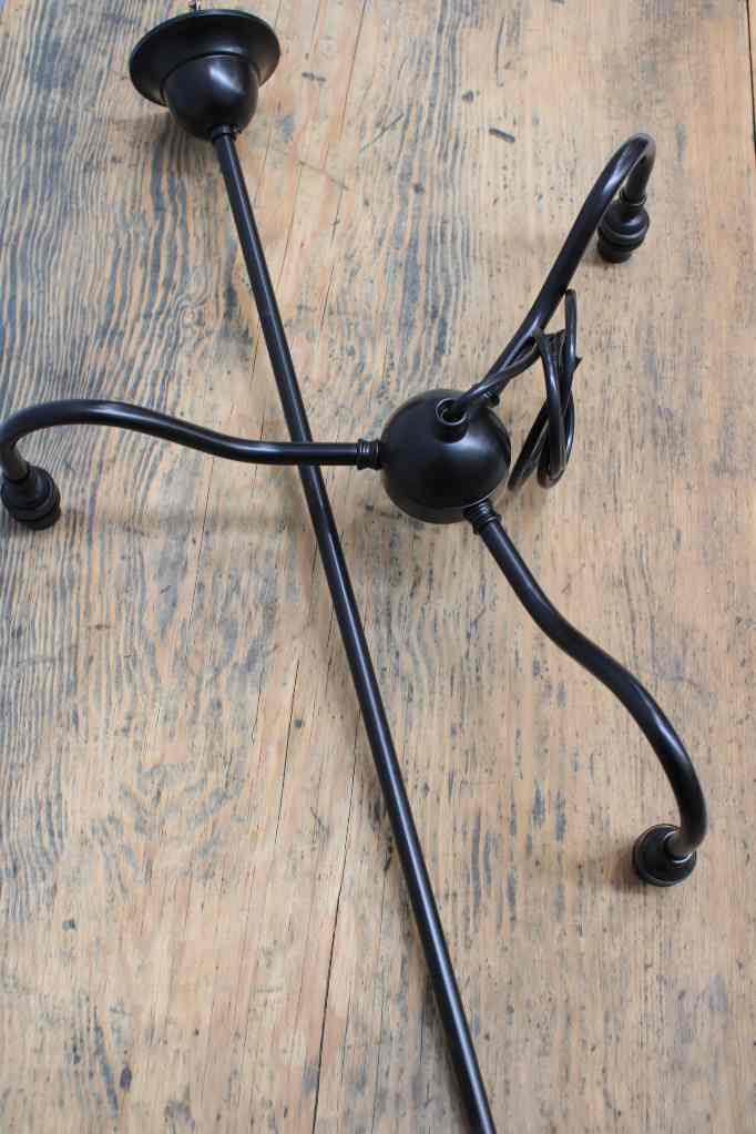 Glass Ball Gooseneck Glass Chandelier - Image 15
