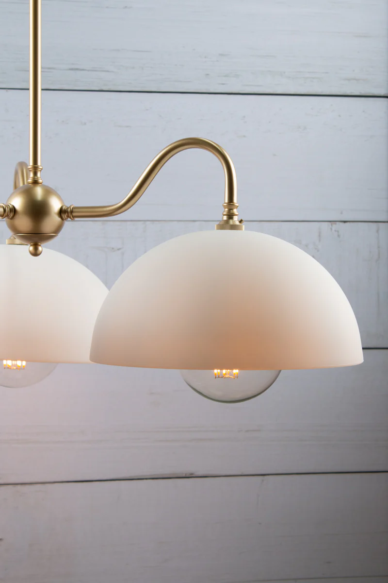 Homestead Glass Gooseneck Chandelier - Image 6
