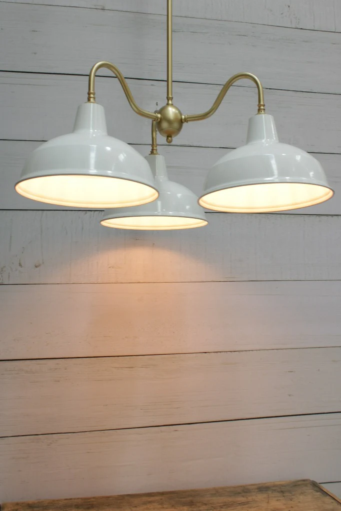 Industrial Gooseneck Warehouse Chandelier - Image 11
