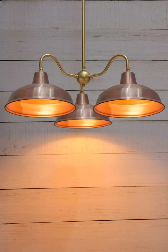Industrial Gooseneck Warehouse Chandelier - Image 12