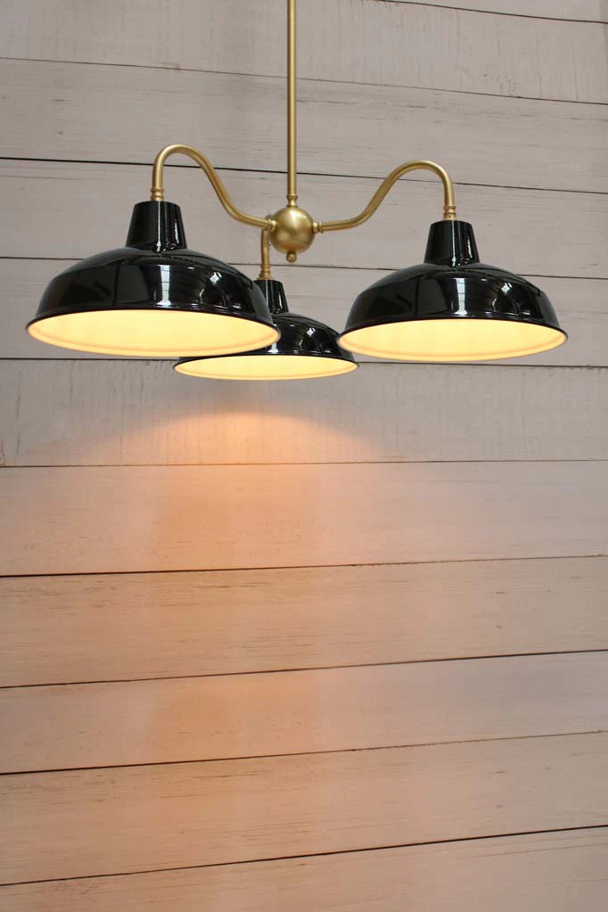 Industrial Gooseneck Warehouse Chandelier - Image 13