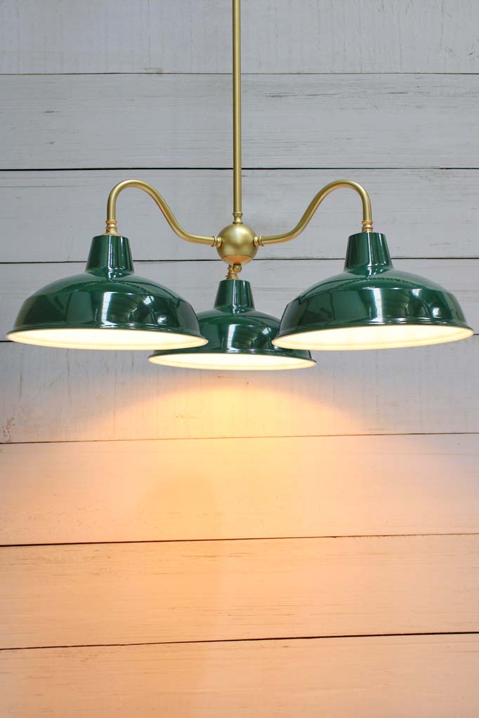Industrial Gooseneck Warehouse Chandelier - Image 14