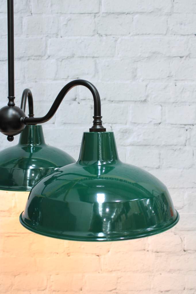 Industrial Gooseneck Warehouse Chandelier - Image 5