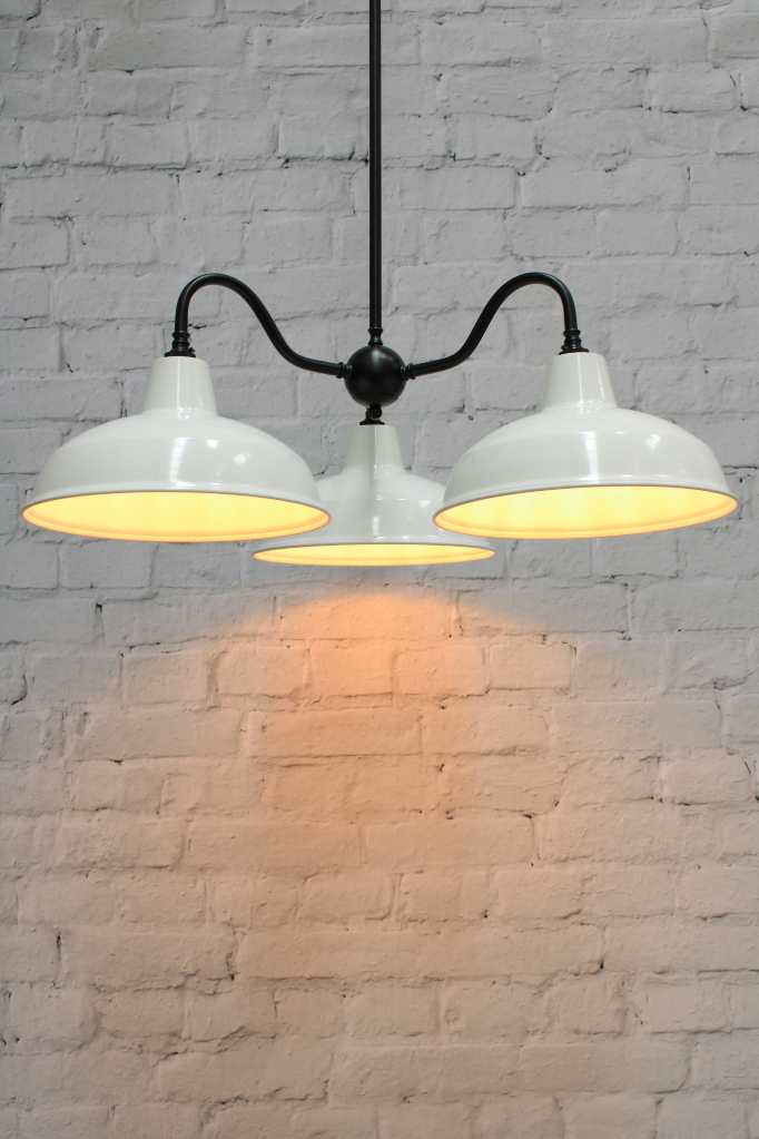 Industrial Gooseneck Warehouse Chandelier - Image 8