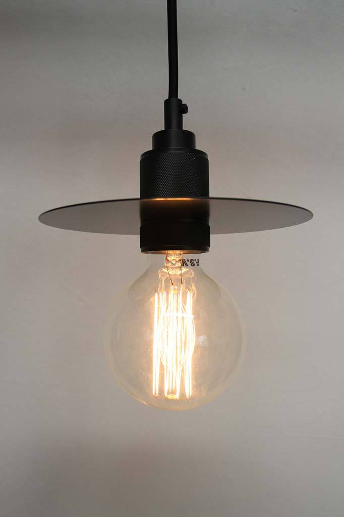 Knurled Disc Pendant Light