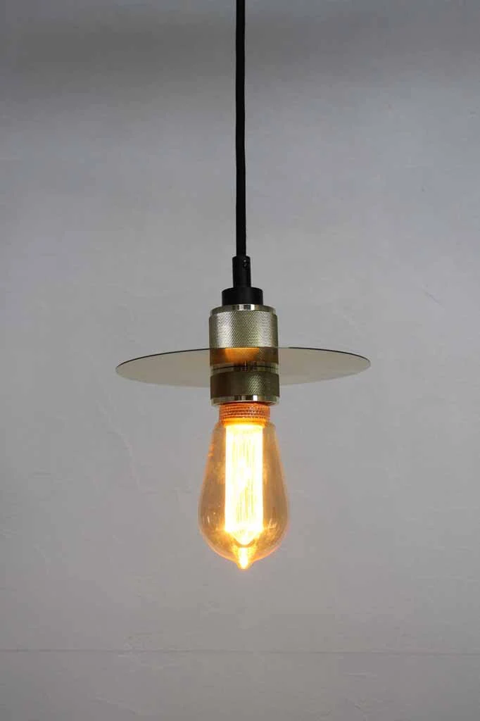 Knurled Disc Pendant Light - Image 7