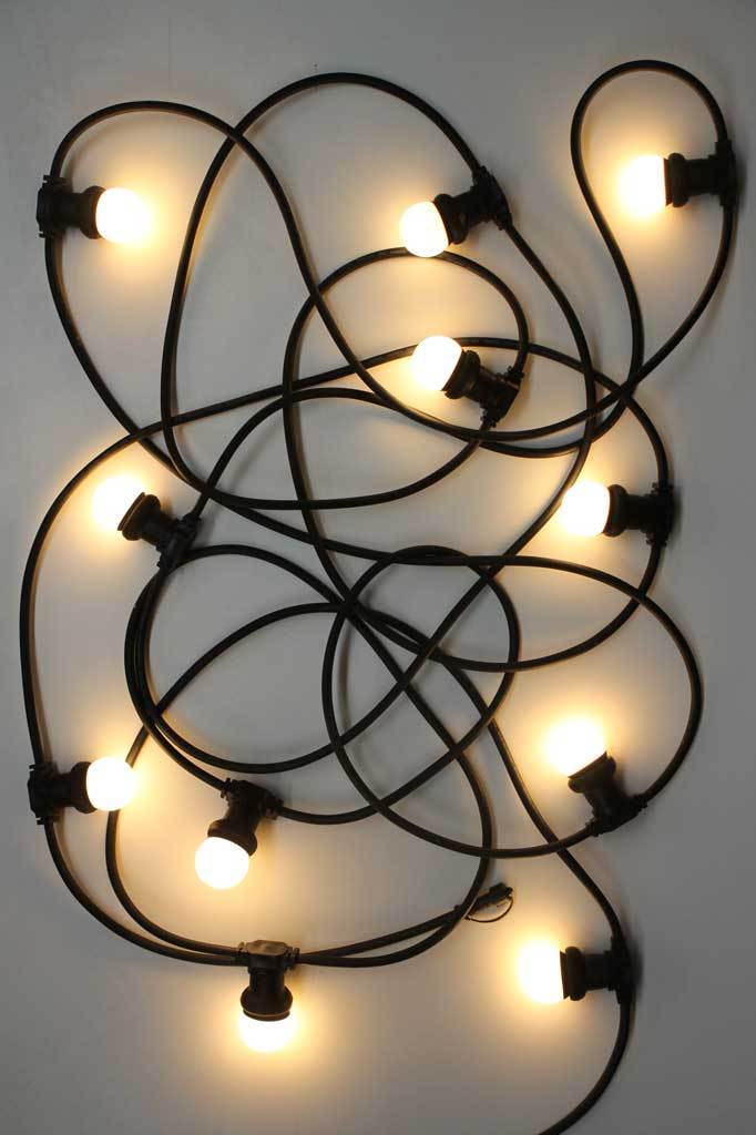 Low Voltage Commercial Festoon String Lights - Round Cable - Image 4
