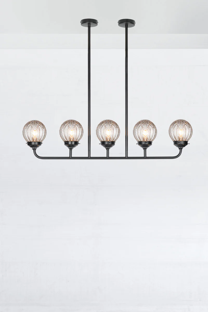 Macleay Glass Linear Chandelier