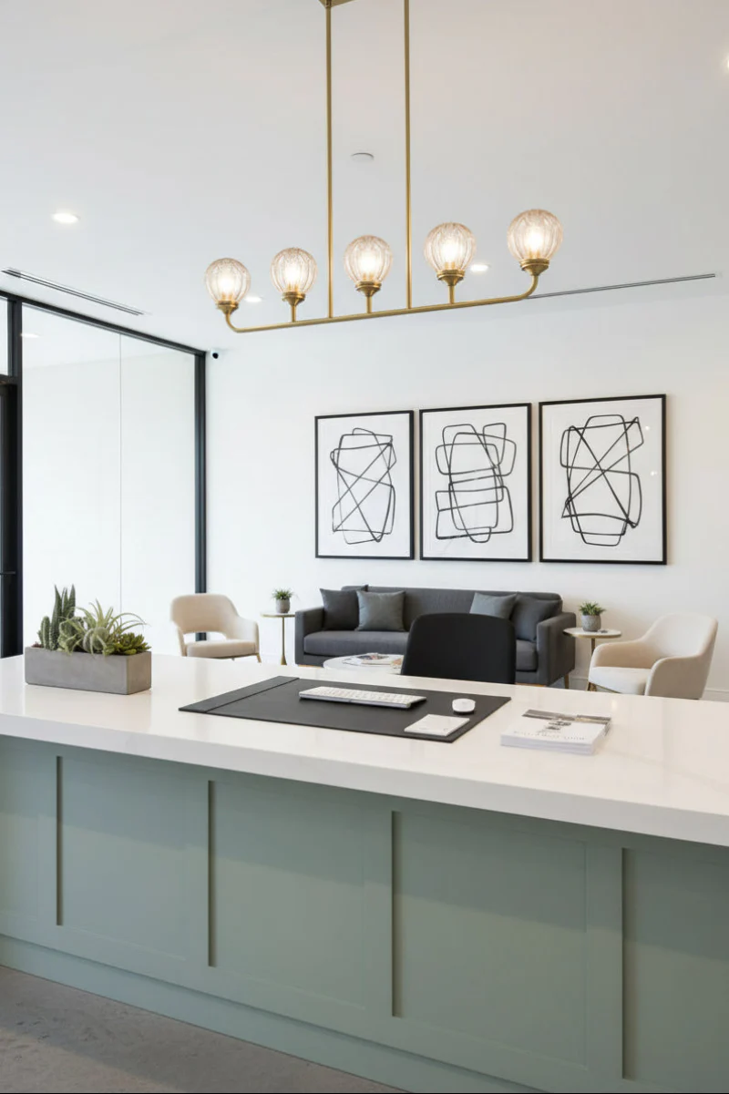 Macleay Glass Linear Chandelier - Image 2