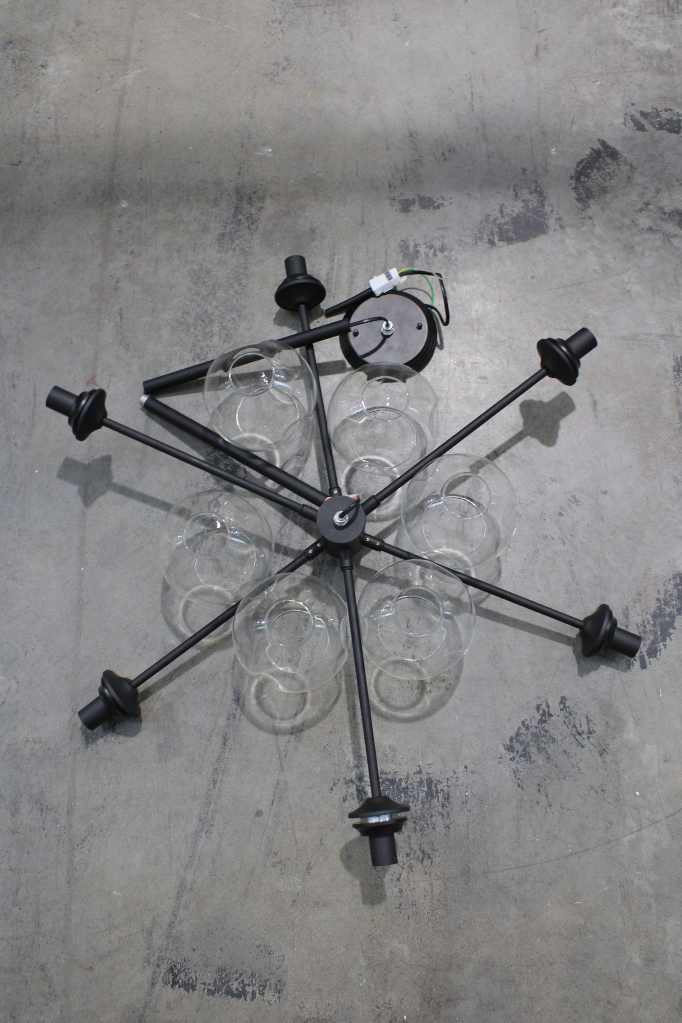 Montclair Dimpled Glass Chandelier - Image 10