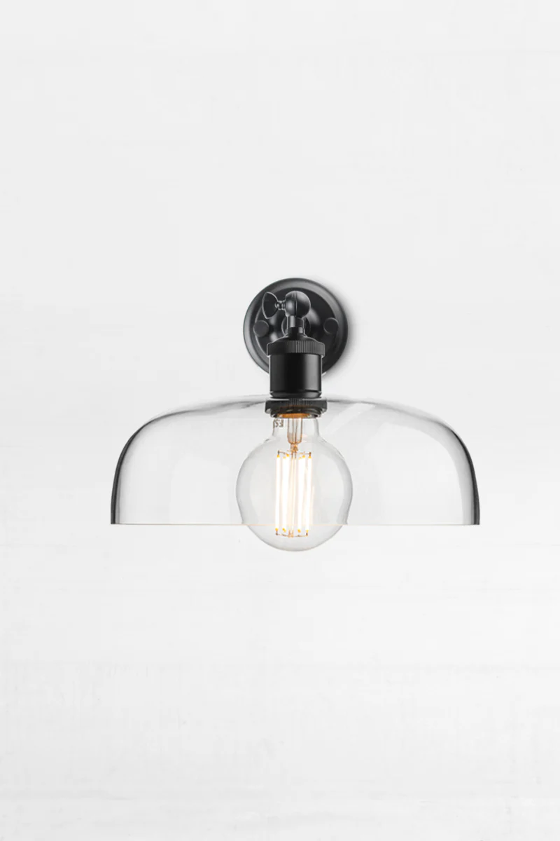 NYC Glass Dome Swivel Arm Wall Light - Image 4