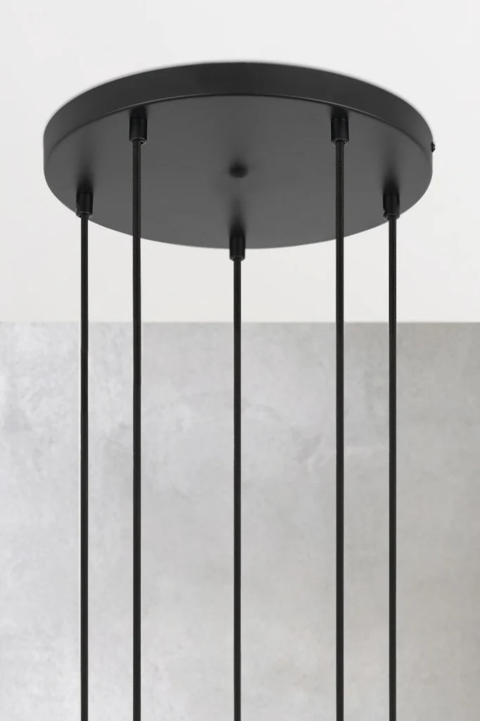 Paris Pleated Glass Chandelier - Image 4