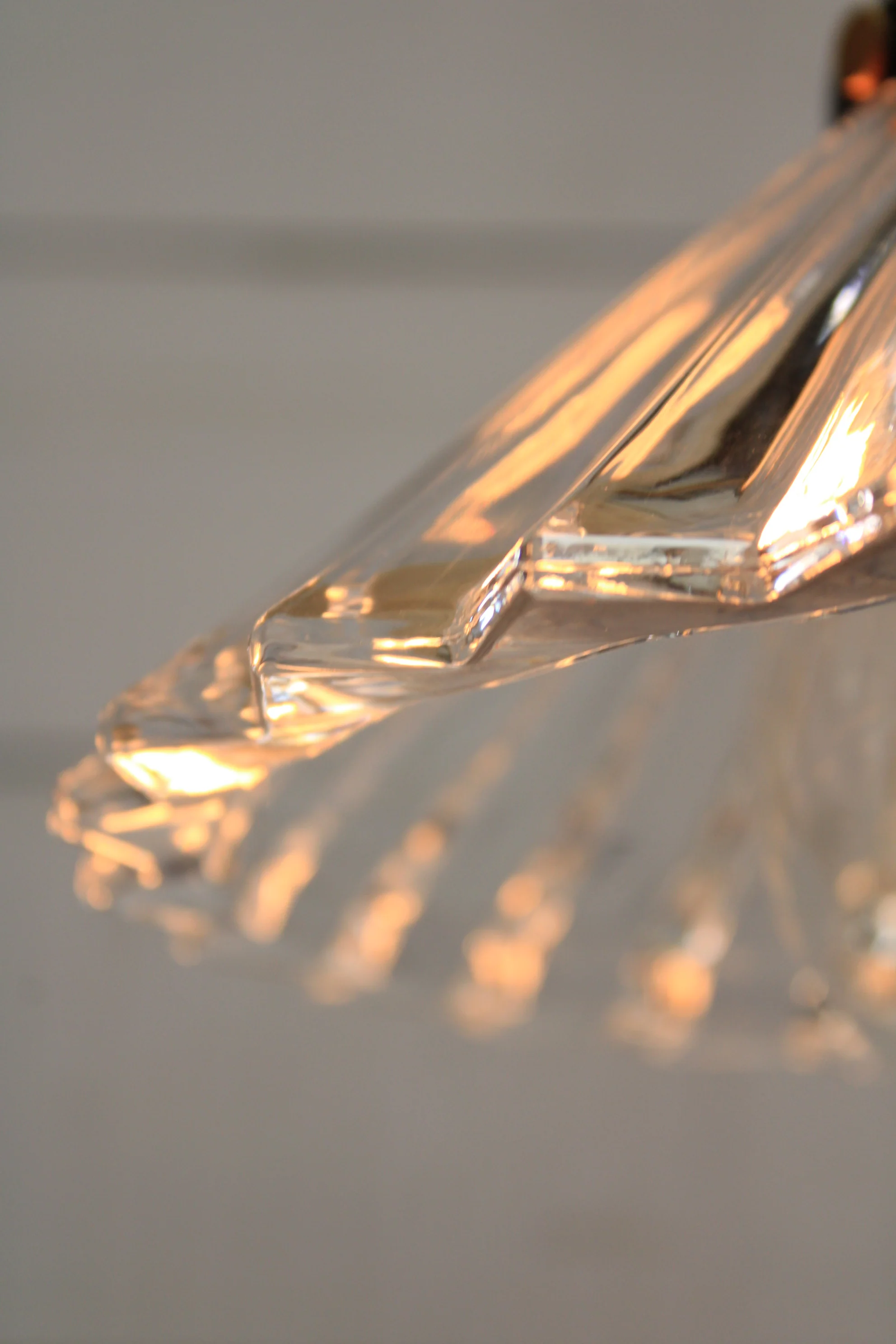 Paris Pleated Glass Gooseneck Wall Light - Image 4