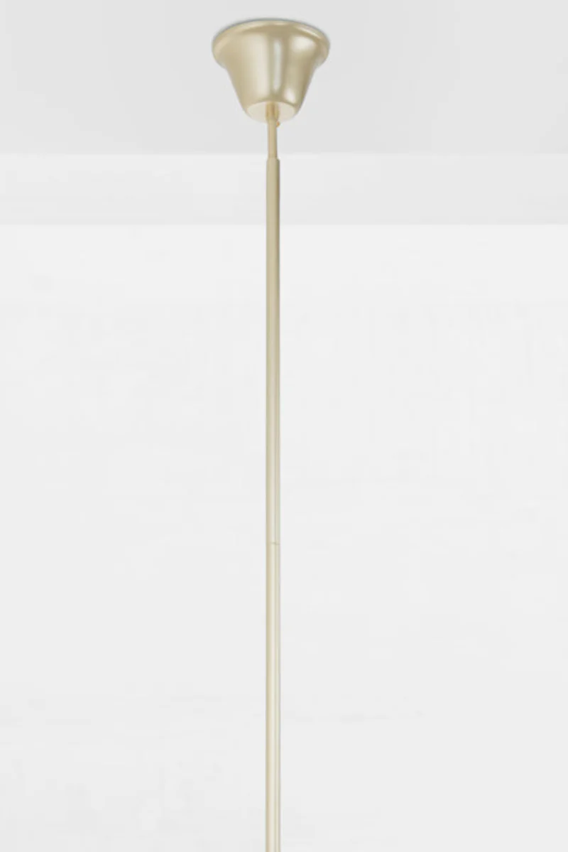 Paris Pleated Glass Gooseneck Chandelier - Image 8