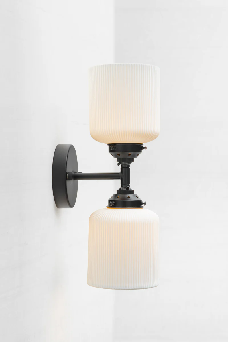 Portofino Ceramic Double Light Wall Sconce