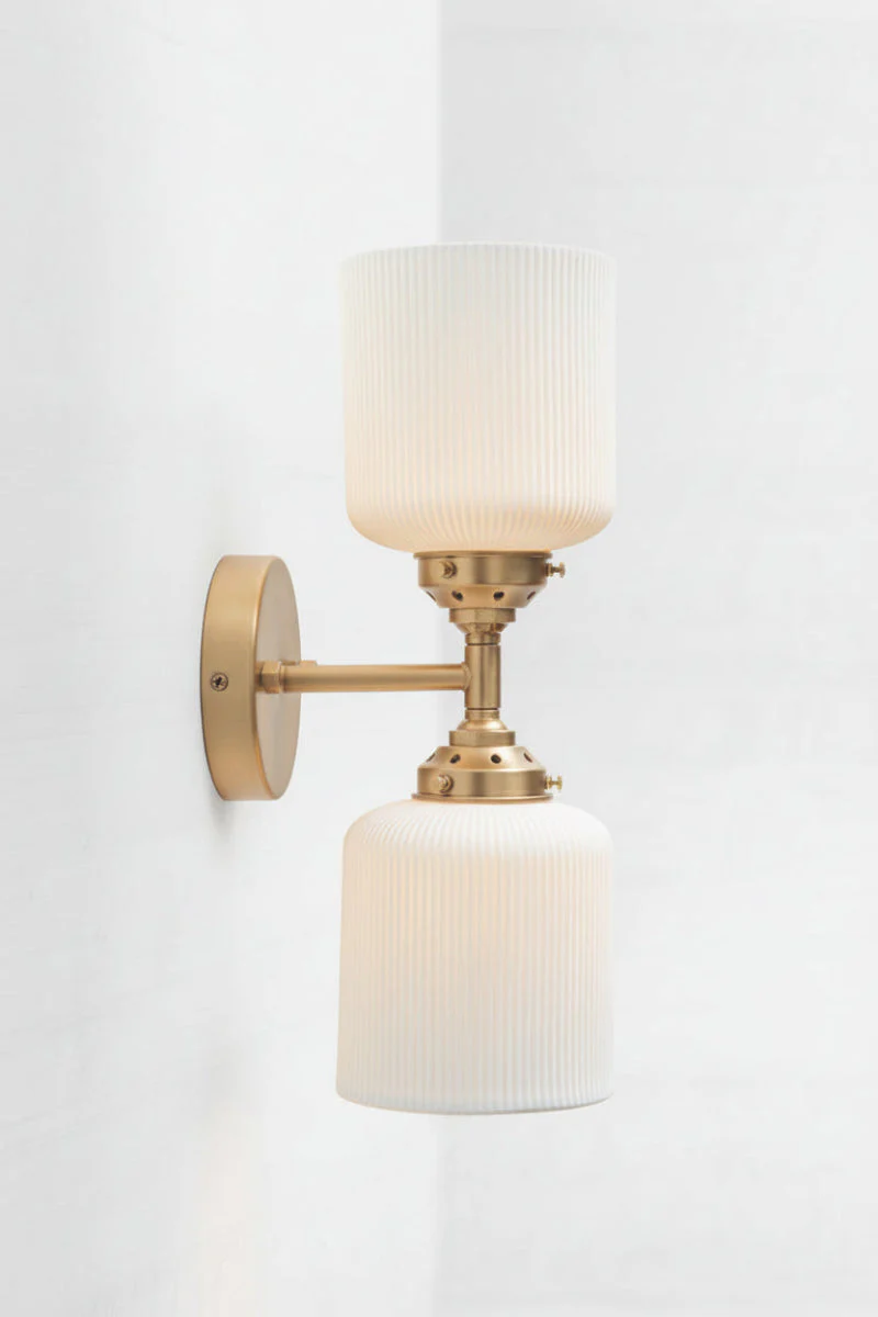 Portofino Ceramic Double Light Wall Sconce - Image 11
