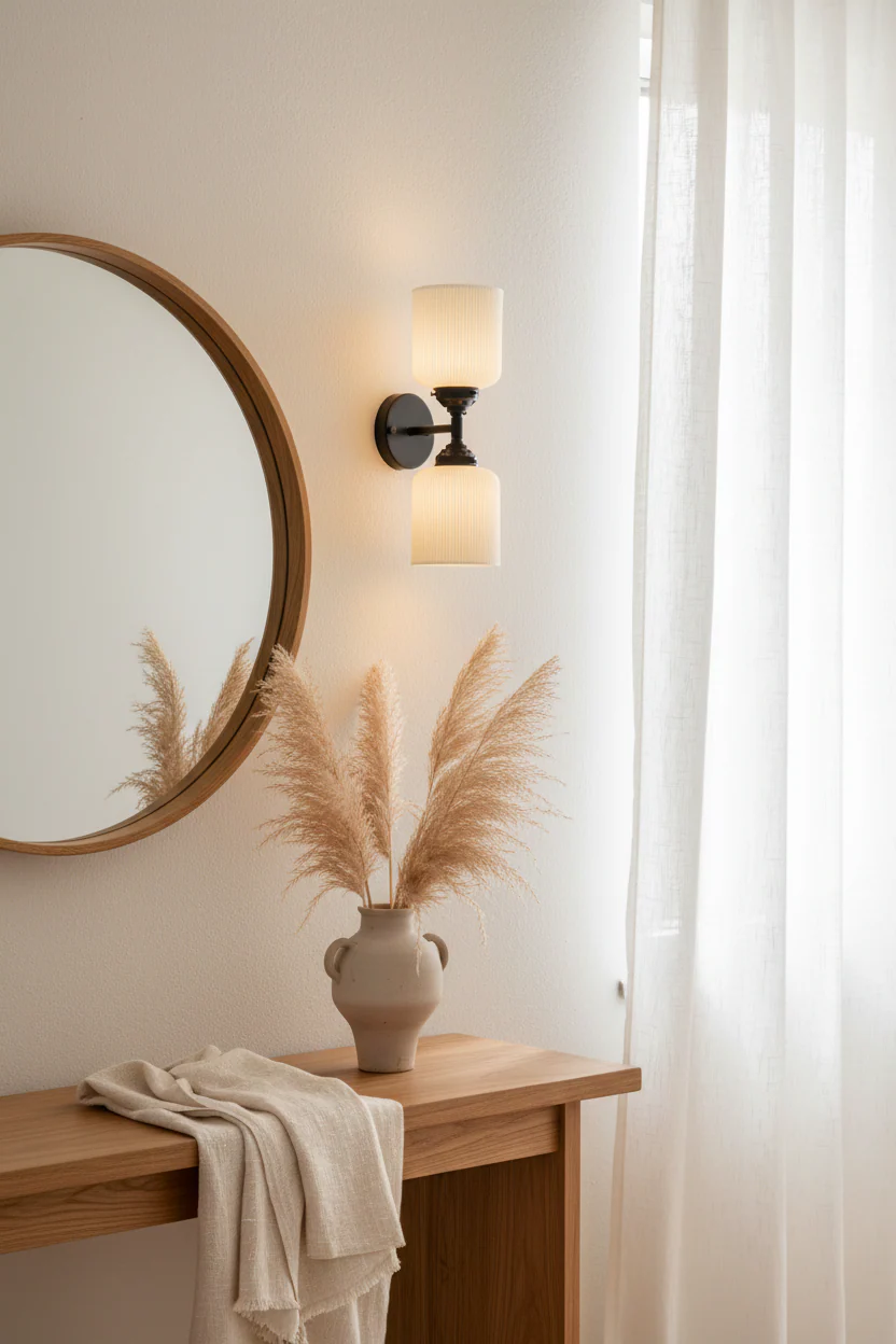 Portofino Ceramic Double Light Wall Sconce - Image 2