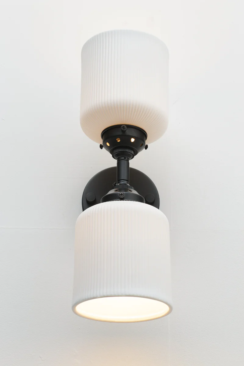 Portofino Ceramic Double Light Wall Sconce - Image 3