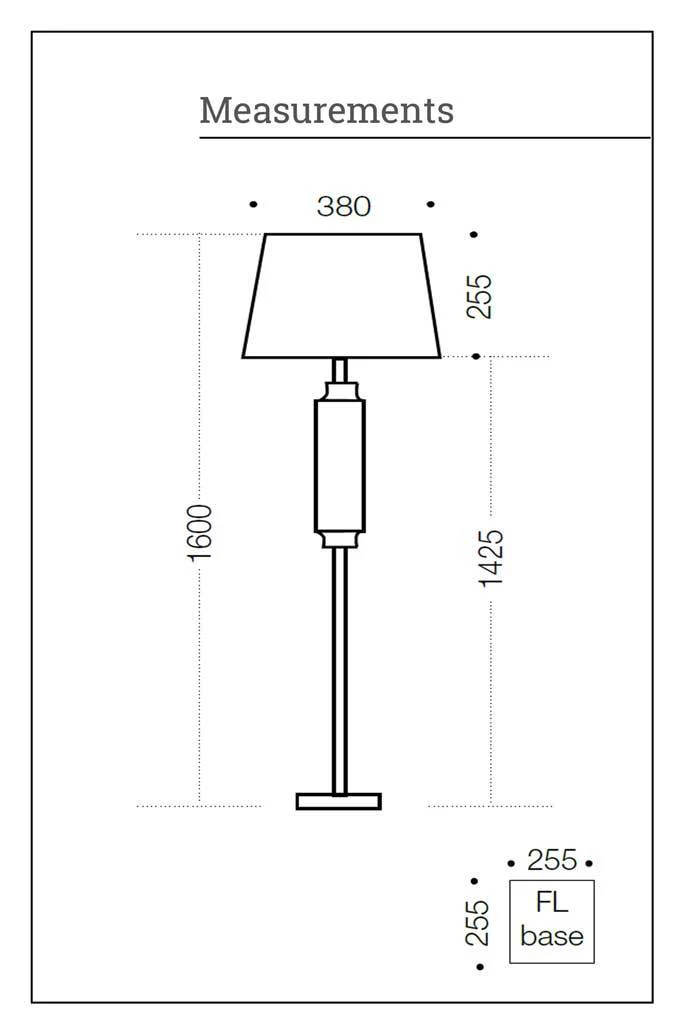 Prestwick Glass Floor Lamp - Image 5