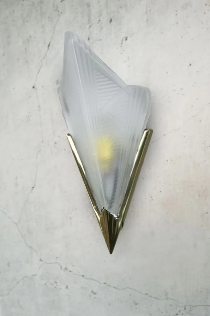 Ritz Deco Glass Wall Light