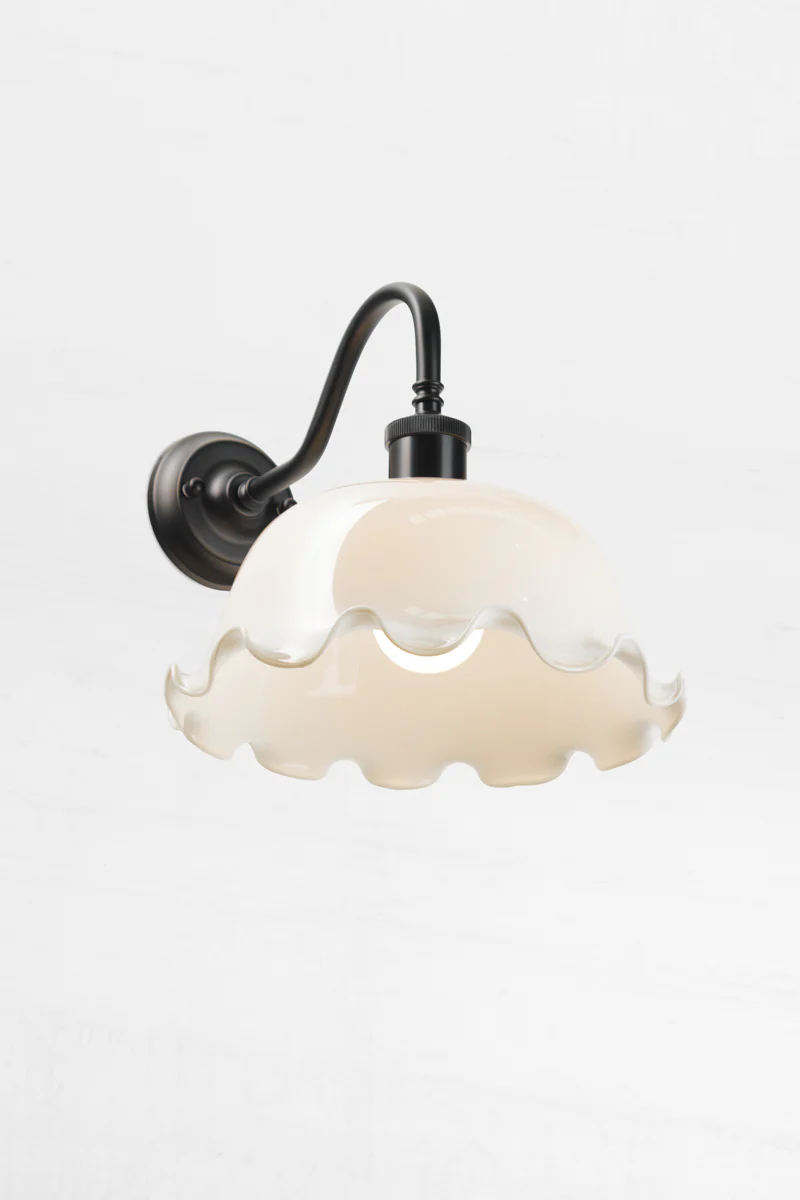 Southington Glass Gooseneck Wall Sconce