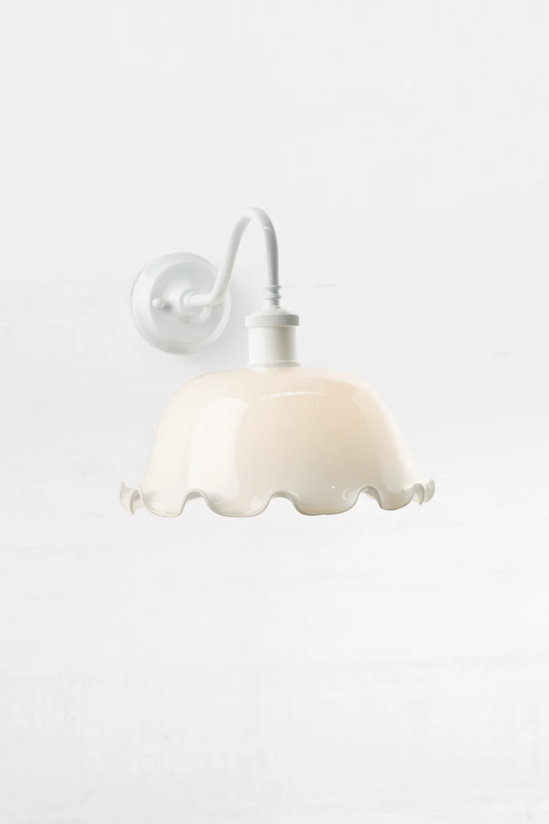 Southington Glass Gooseneck Wall Sconce - Image 7